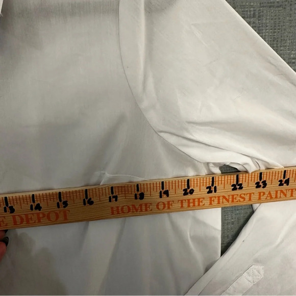 Marled Reunited Clothing women's button up collared shirt basic shirt size L - Picture 6 of 11